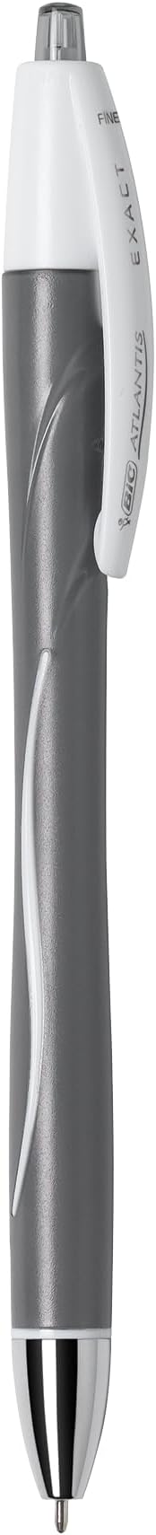 BIC Glide Exact Black Retractable Ballpoint Pens, Fine Point, 12-Count Pack - Image 8