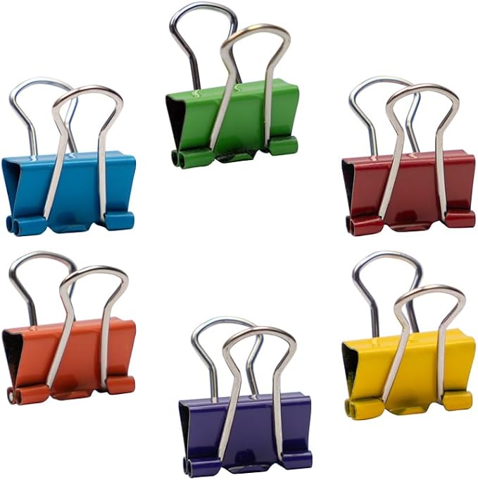 JAM PAPER Colorful Binder Clips - Image 3