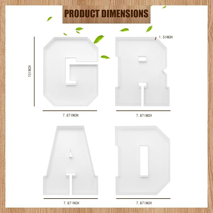 2026 Plastic Fillable Charcuterie Number Letter Shaped Reusable Serving Tray - Image 4
