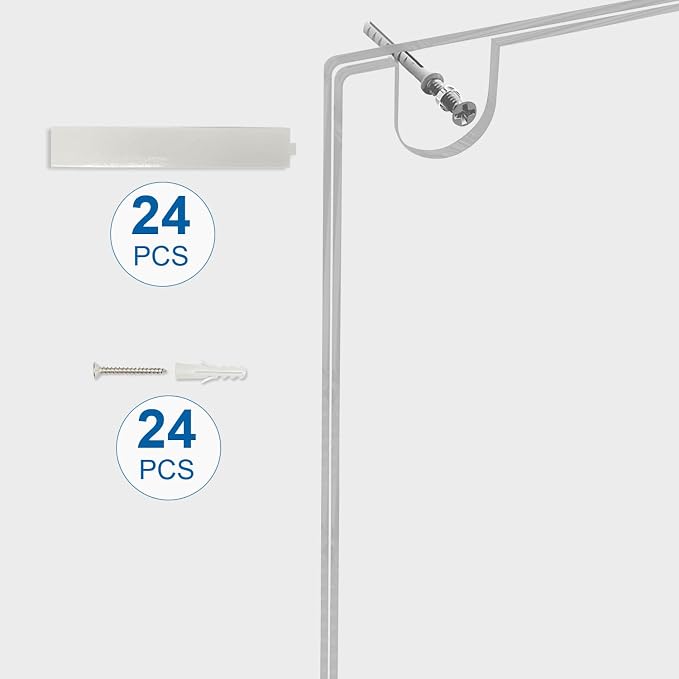 BlueValley Acrylic Sign Holder 8.5 x 11 Wall Mount, Plastic Paper Menu Holder - Image 6