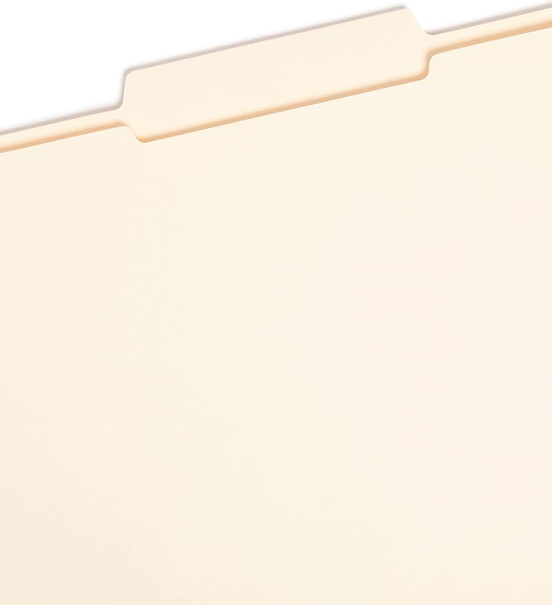 Smead File Folder, Reinforced 2/5-Cut Right of Center Position, Guide Height - Image 2