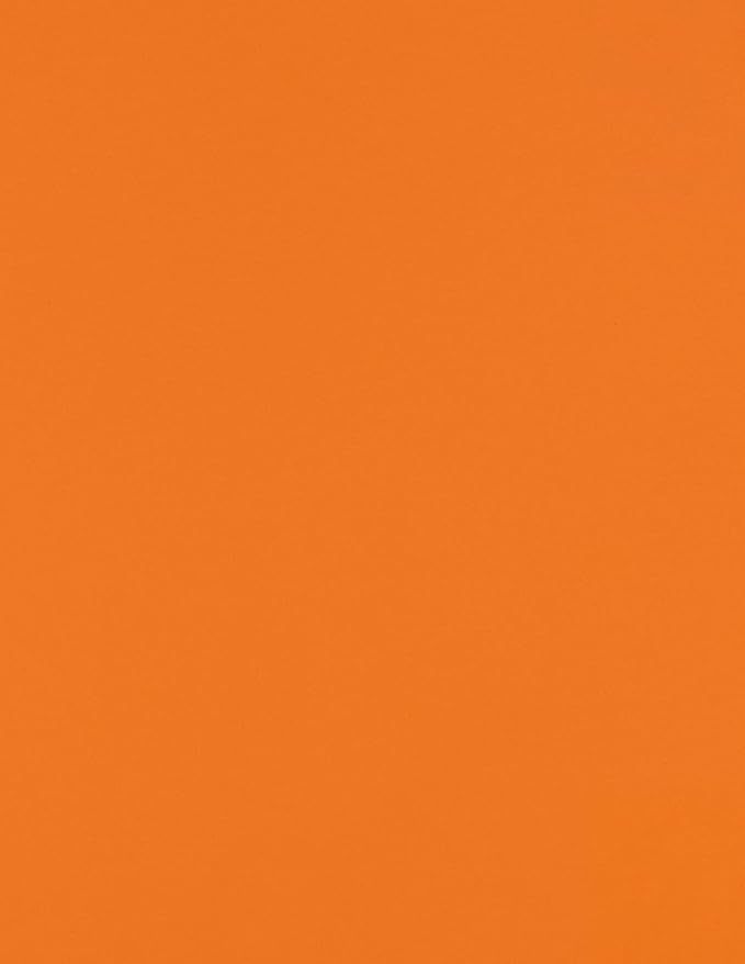 LUXPaper 8.5" x 11" Paper | Letter Size | Mandarin Orange | 80lb. Text | 500 Qty by LUXPaper