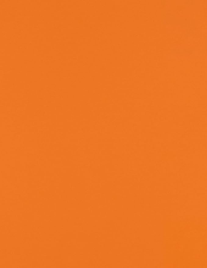 LUXPaper 8.5" x 11" Paper | Letter Size | Mandarin Orange | 80lb. Text | 250 Qty by LUXPaper