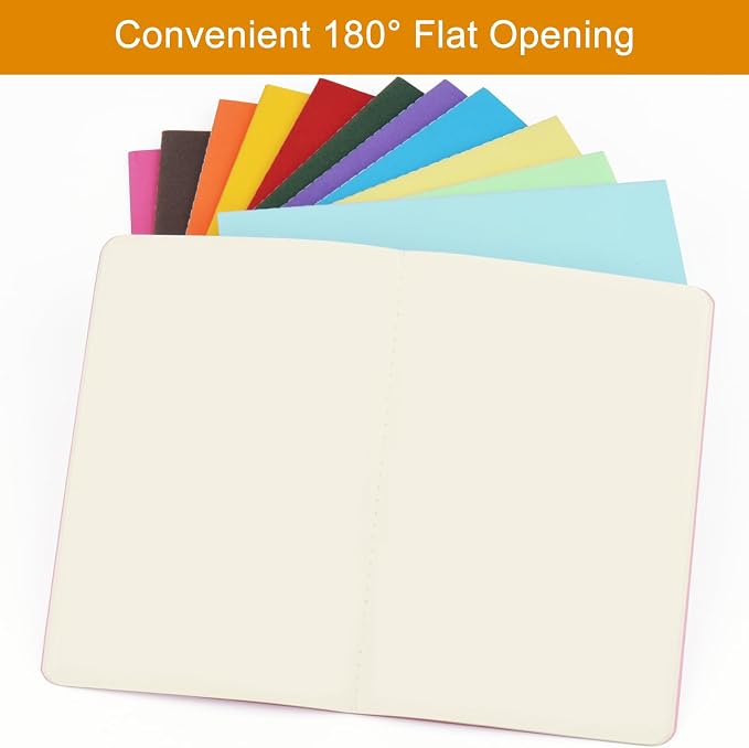 ZCZN 48 Pack Colorful Blank Notebooks Bulk, A5 Journals - Image 5