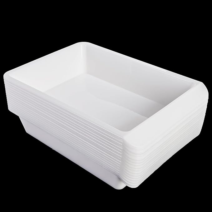 Yopay 15 Pack Plastic Art Tray for Classroom, Paper Organizer Bins, Activity - Image 9