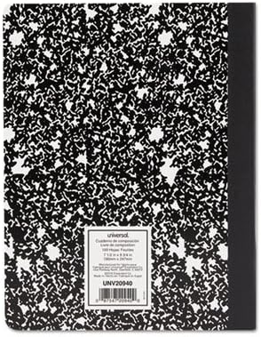 Universal Composition Book, College Rule, 9 3/4 x 7 1/2, 100 Sheets - Image 4