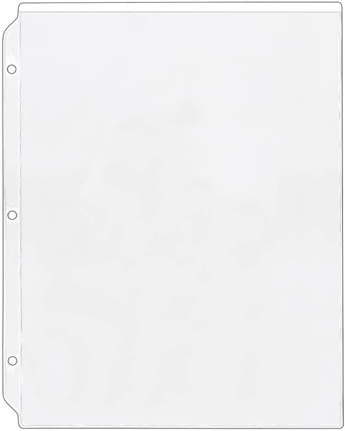 StoreSMART® - Clear Plastic Sheet Protector - 9" x 12" - by StoreSMART