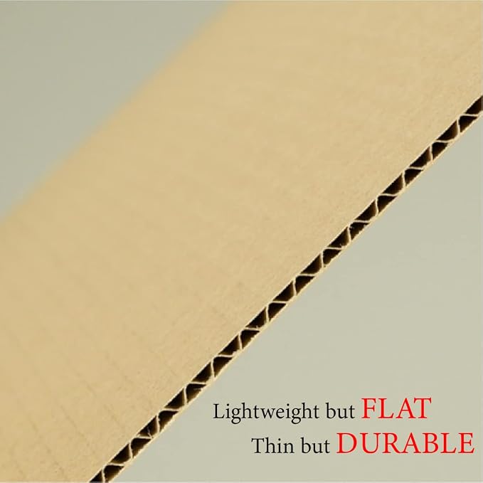 200 Packs Corrugated Cardboard Sheets, Premium Small 5x7 Inch Kraft Cardboard - Image 2