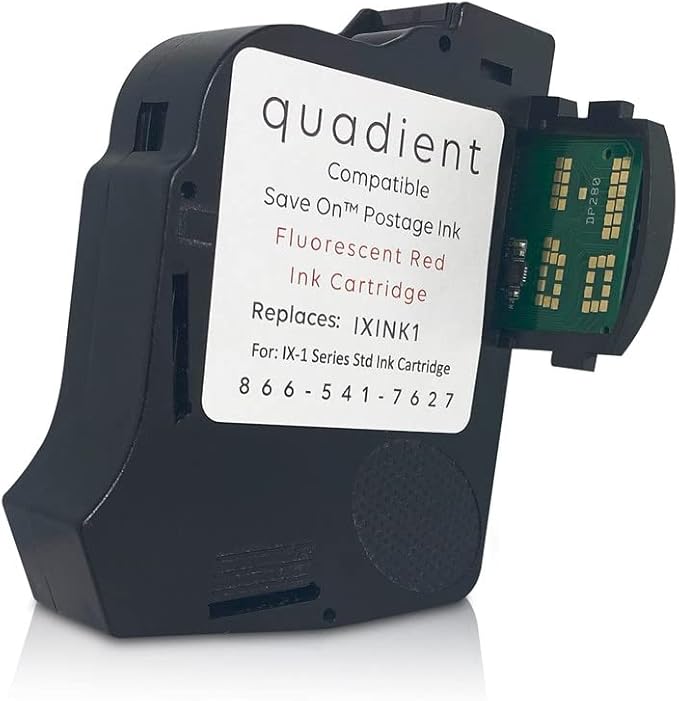 Save On Postage Ink IXINK1 Compatible Quadient Std Ink Cartridge for iX-1 Series-DeskLoop Office
