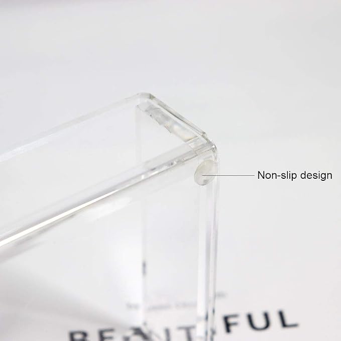 MultiBey Clear Acrylic Desktop Set Self-Stick Note Holders & Staple Removers - Image 4