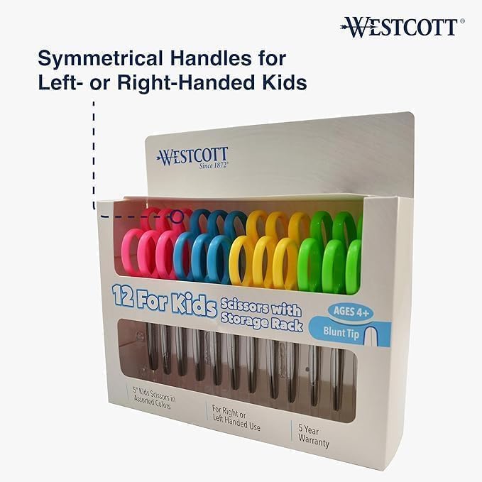 Westcott School Left and Right Handed Kids Scissors - Image 13