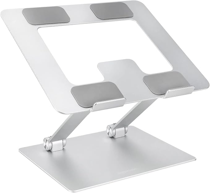 Amazon Basics Sturdy and Portable Ergonomic Laptop Stand by AmazonBasics