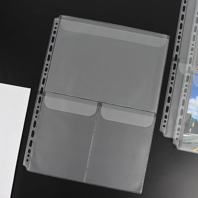 Mogoostry A4 Binder Pockets Zipperless Cash Envelopes Multi Pocket Binder - Image 4