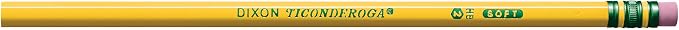 TICONDEROGA Wood-Cased Pencils, Unsharpened, 2 HB Soft, 6 Packs, 288 Total - Image 3