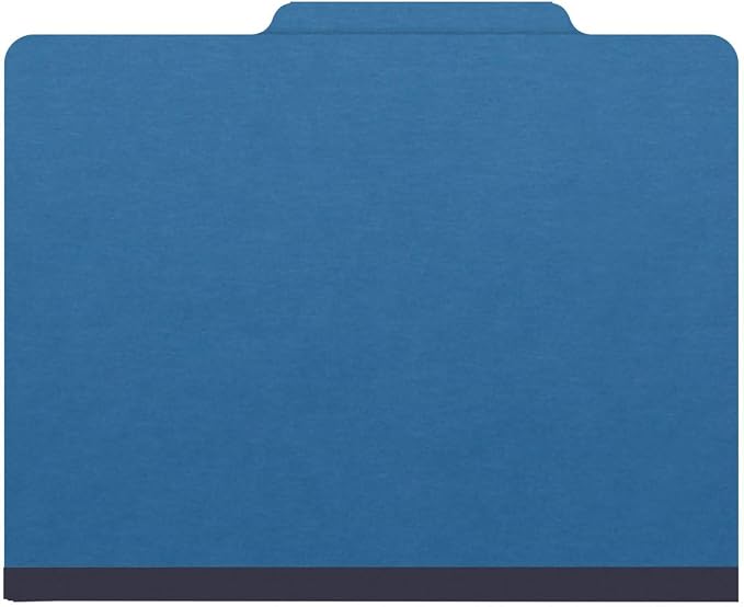 Ecom Folders Top Tab Pressboard File Folders | Letter Size 25 Pt Stock - Image 3