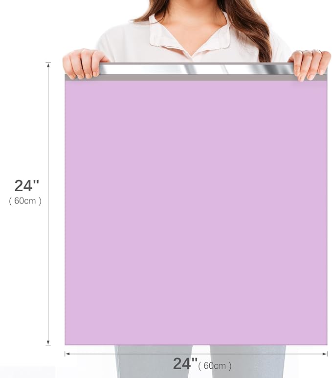 Fuxury Large Poly Mailers 24x24'' 100Pcs, Shipping Bags - Image 2