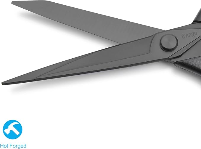 LIVINGO 9.5” Sharp Fabric Scissors, All Purpose Heavy Duty Titanium Coated - Image 3