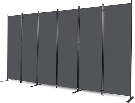 CHOSENM Room Divider, 6 Panel Folding Privacy Screens by CHOSENM
