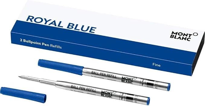 Montblanc Ballpoint Pen Refills Royal Blue 124492 – Refill Cartridges - Image 3