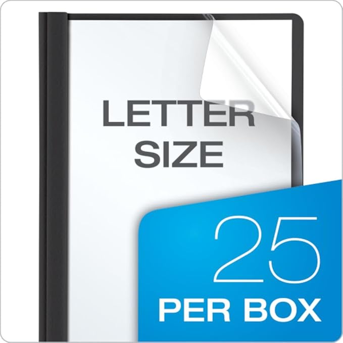 Oxford Clear Front Report Covers, Resume Cover, Presentation Cover, Letter Size - Image 7