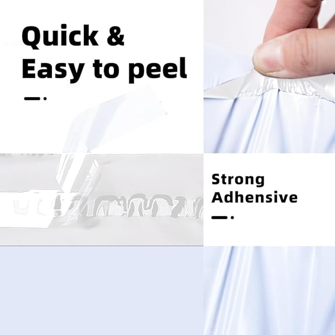 POLYSELLS 50 pcs 12x15.5 Inches White Poly Mailers Shipping Envelopes, Strong - Image 3