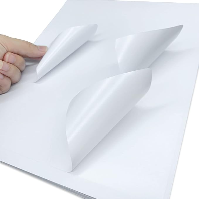 Shipping Labels 3 1/3"x4" Printable White 6 up Labels - Image 3