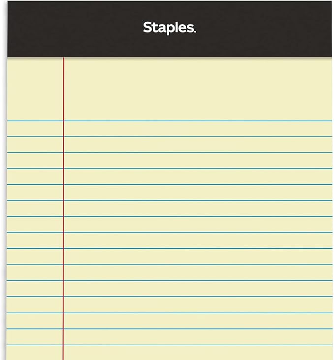 TRU RED Legal Pads, 5” x 8”, Narrow Ruled, 50 Sheets/Pad - Image 6