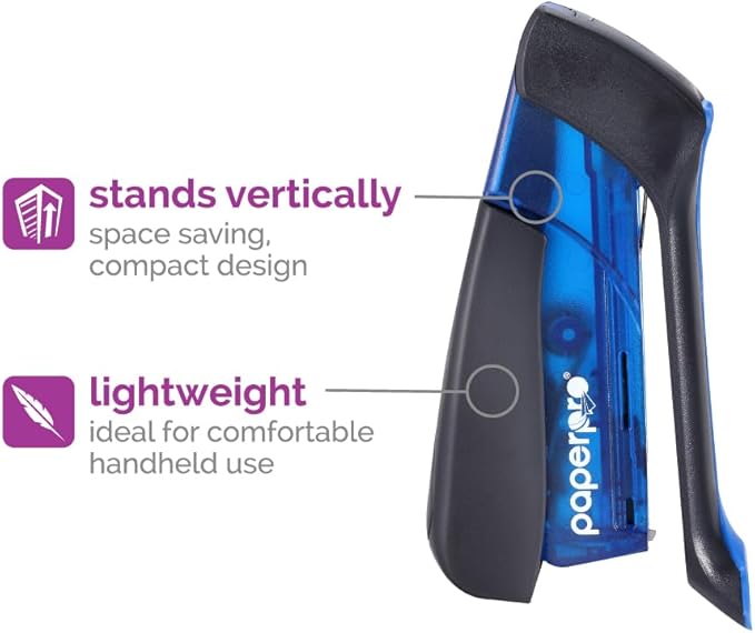 PaperPro Compact Classic Desktop Stapler, 15 Sheet Capacity, No Effort - Image 4