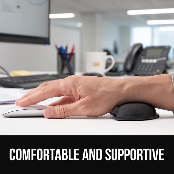 GORILLA GRIP Silky Memory Foam Keyboard Wrist Rest and Mouse Pad - Image 8