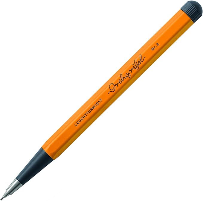 LEUCHTTURM1917 - Drehgriffel Mechanical Pencil - Refillable Writing Stylus with 0.7 mm HB Graphite Lead (Rising Sun)-DeskLoop Office