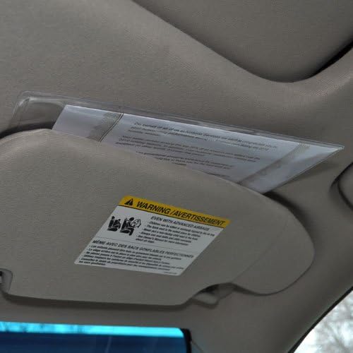 StoreSMART® - Clear Plastic Brochure/Policy/Ticket Holders - 10 Pack - RR9124-10 - Image 5