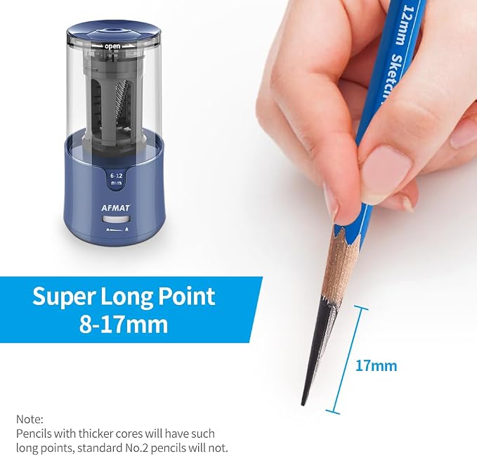 AFMAT Electric Long Point Pencil Sharpener - Image 2
