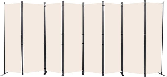 CHOSENM Room Divider, 8 Panel Folding Privacy Screens by CHOSENM
