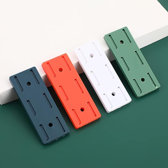 12 PCS Adhesive Punch Free Socket Holder, Self-Adhesive Desktop Socket Fixer - Image 3