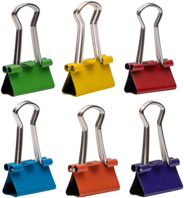 JAM PAPER Colorful Binder Clips - Image 2