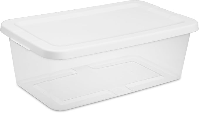 20-Pack 6 Quart Clear Plastic Storage Bins - Image 7