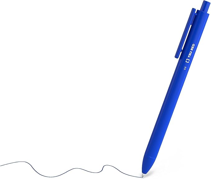 TRU RED Retractable Gel Pens, Fine Point 0.5mm, 24 Pack – Quick‑Dry Pens - Image 3