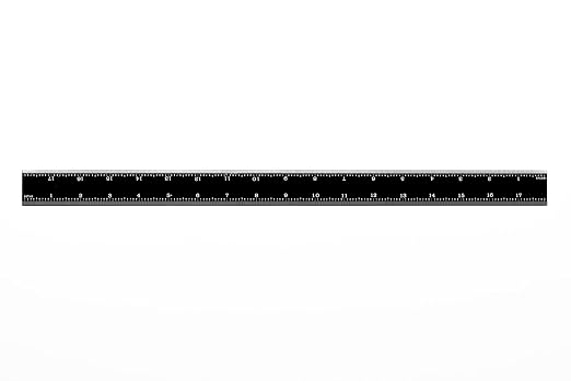 PEC Tools 18" Rigid Metal Ruler, Stainless Steel - Image 2