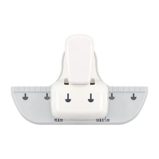 Bira Craft Mushroom Disc Bound Hole Punch, 4 Sheet Capacity, by BiraBira