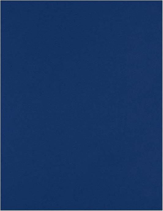 LUXPaper 8.5" x 11" Cardstock | Letter Size | Navy Blue | 100lb. Cover | 50 Qty by LUXPaper