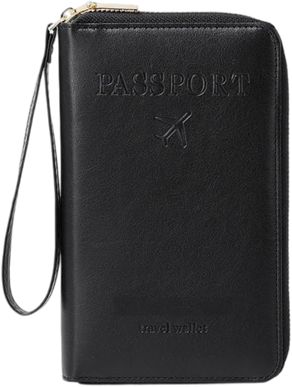 Multi-Functional RFID Passport Wallet, RFID Passport Holder by LECDOA