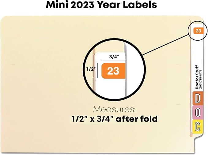 2023 MINI Year Stickers, Doctor Stuff 2023 Chart Stickers, Ames Small Style - Image 4