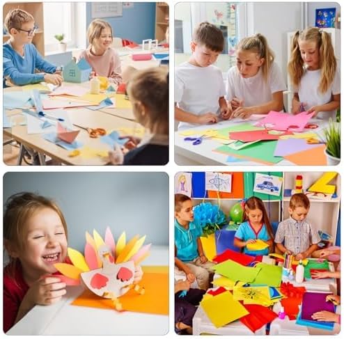 Colored Construction Paper, 40 Sheets 8.5 x 11 Inches, 180GSM/65LB Blue Card - Image 6
