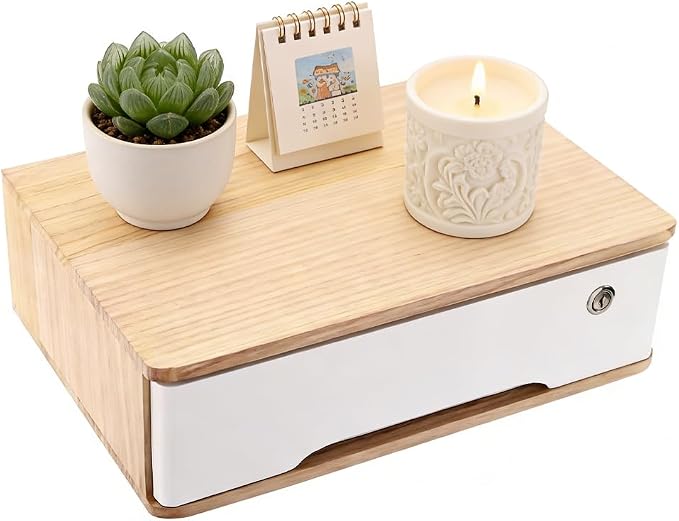 Desktop Storage Box, Desk Organizer Drawers, Desktop Organizer, Office Supplies by Weglae