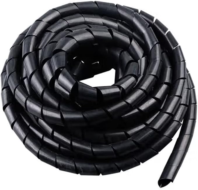Spiral Cable Wrap -45 Ft 1/4" Cable Management Sleeve Organizer by Tsurpcao