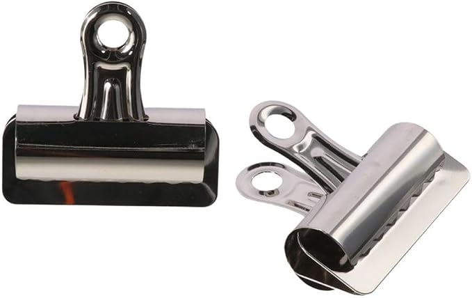4PCS Bulldog Clip, 75mm/3Inch Alloy Binder Paper Clip - Image 6