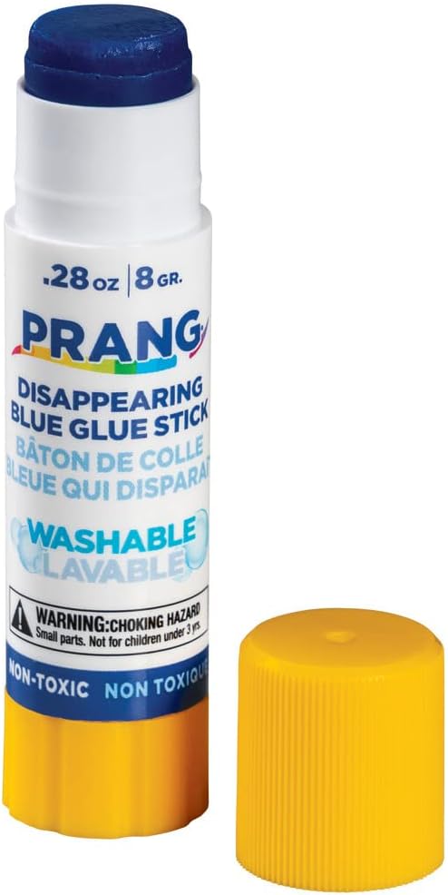 Prang Washable Glue Stick, Blue, 28 Oz., 12 Count-DeskLoop Office