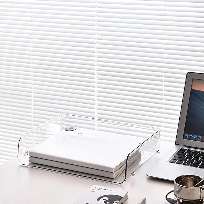 Gagee Set of 2 Office Organization and Storage, Stackable Document Organizer - Image 4