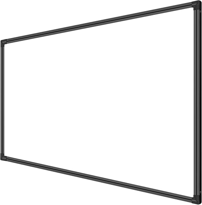 H-Qprobd 96"x48" White Board for Wall Commercial-Grade Large Magnetic Dry Erase Board with with All Kits, 4'x8' Presentation Whiteboard for Office, Gov't, Classroom & Conference Rooms, Home-DeskLoop Office