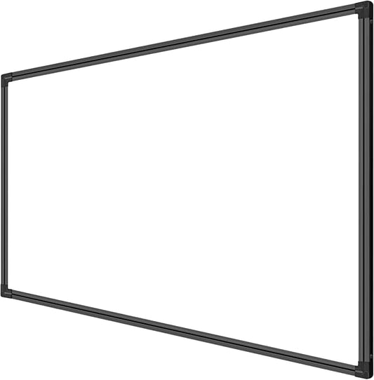 H-Qprobd 96"x48" White Board for Wall Commercial-Grade Large Magnetic Dry Erase Board with with All Kits, 4'x8' Presentation Whiteboard for Office, Gov't, Classroom & Conference Rooms, Home-DeskLoop Office